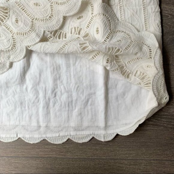 Revolve Tularosa Quinn Mini Dress Off The Shoulder Embroidered Shell Size Small - Picture 11 of 16